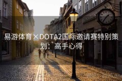 易游体育×DOTA2国际邀请赛特别策划：高手心得