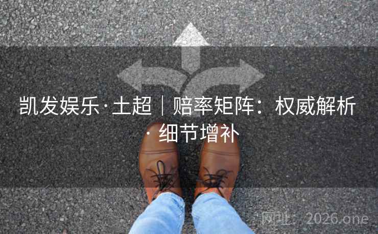 凯发娱乐·土超｜赔率矩阵：权威解析 · 细节增补